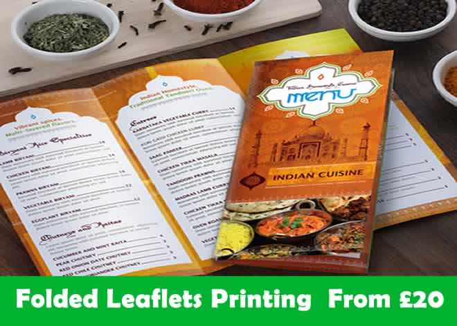 Folded Leaflets Printing