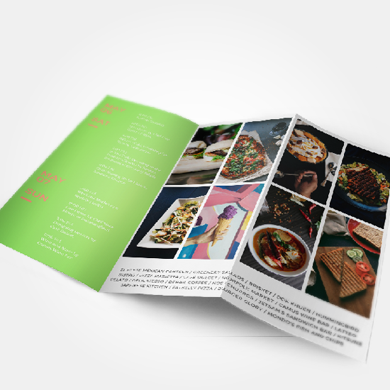 Double Sided Cheap A4 to DL folded leaflets Printing Print in London