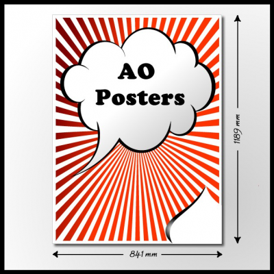 Cheap POSTER PRINTING Print A0 A1 A2 A3 A4 posters Personalised Photo prints
