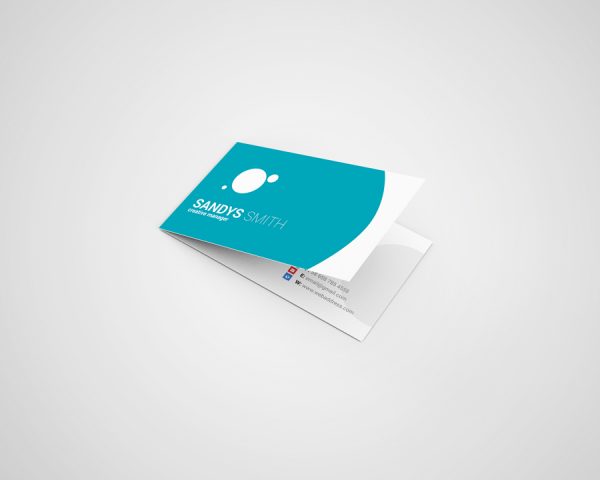 Folded Business Card