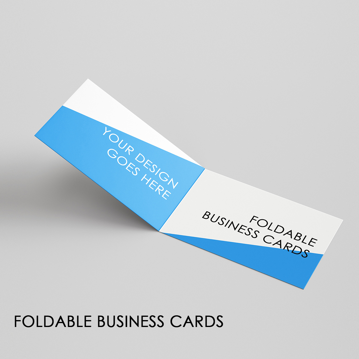 Folded Business cards printing