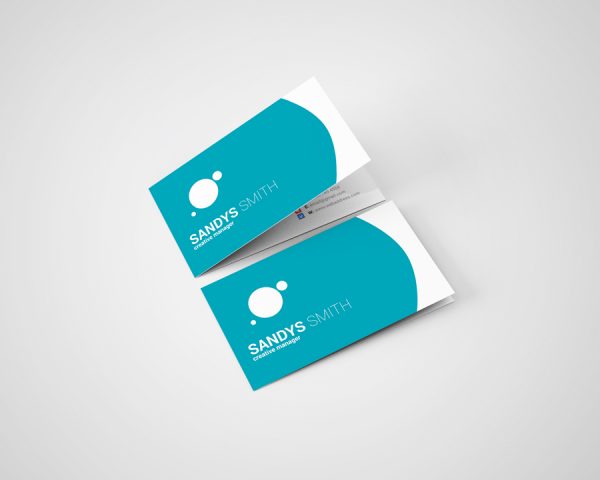 Folded Business Card