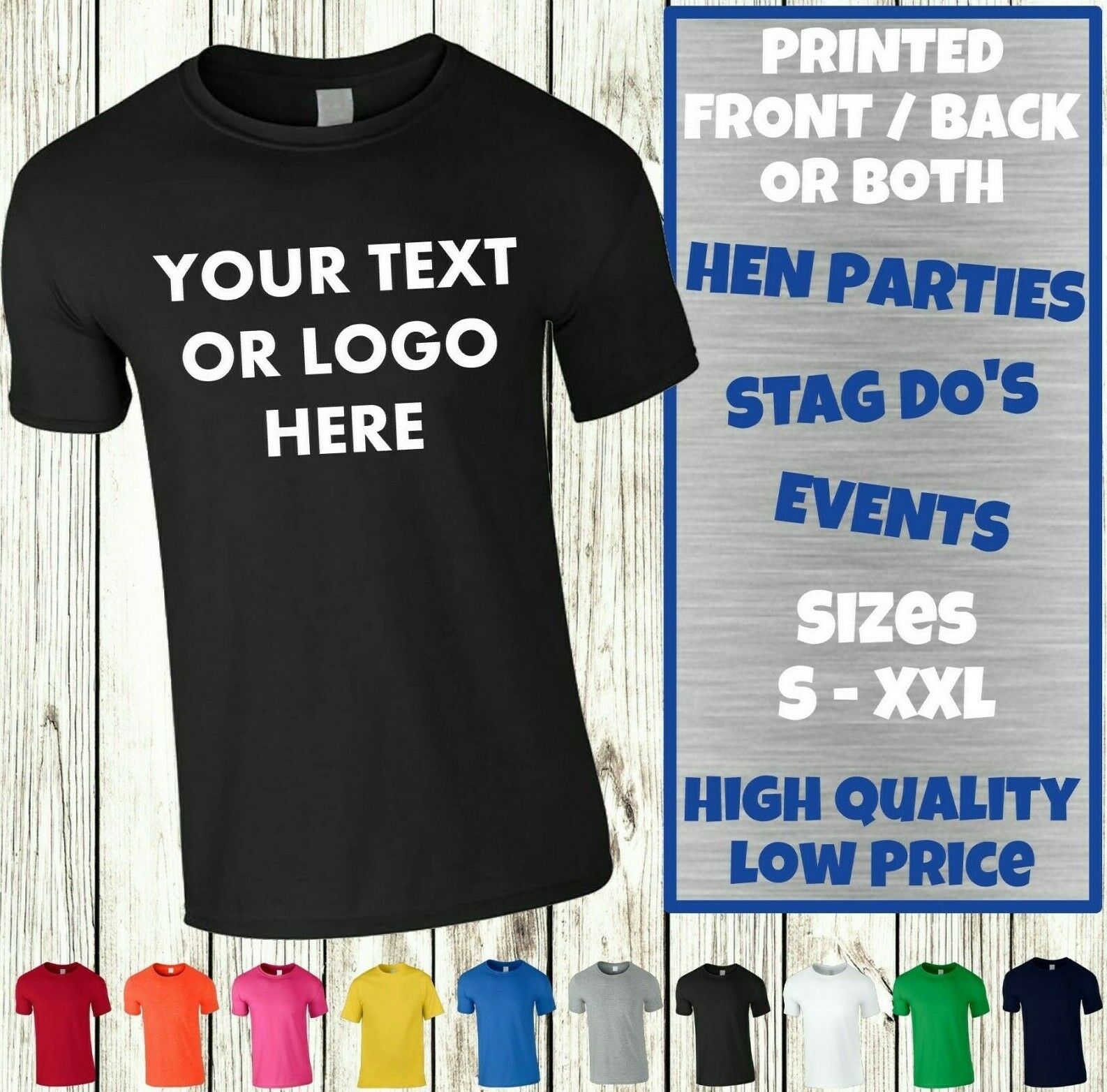 Kommunist Ordinere den første Cheap T shirt printing with next day delivery UK | From 99p