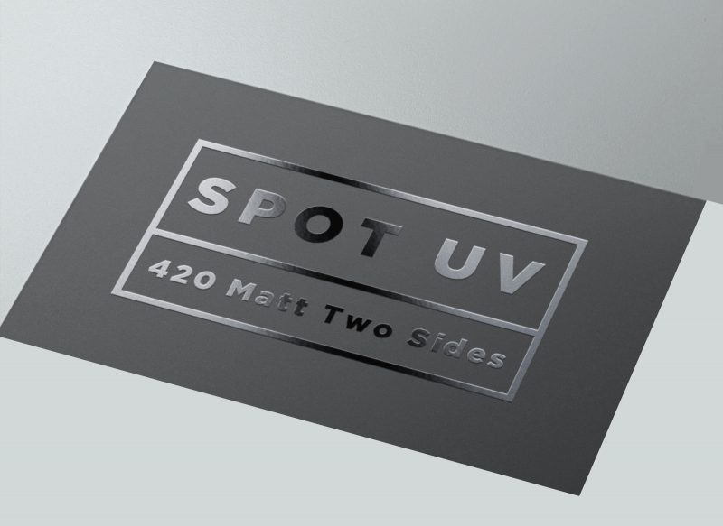 UV Spot Business Card