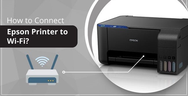 how to connect epson printer to wifi
