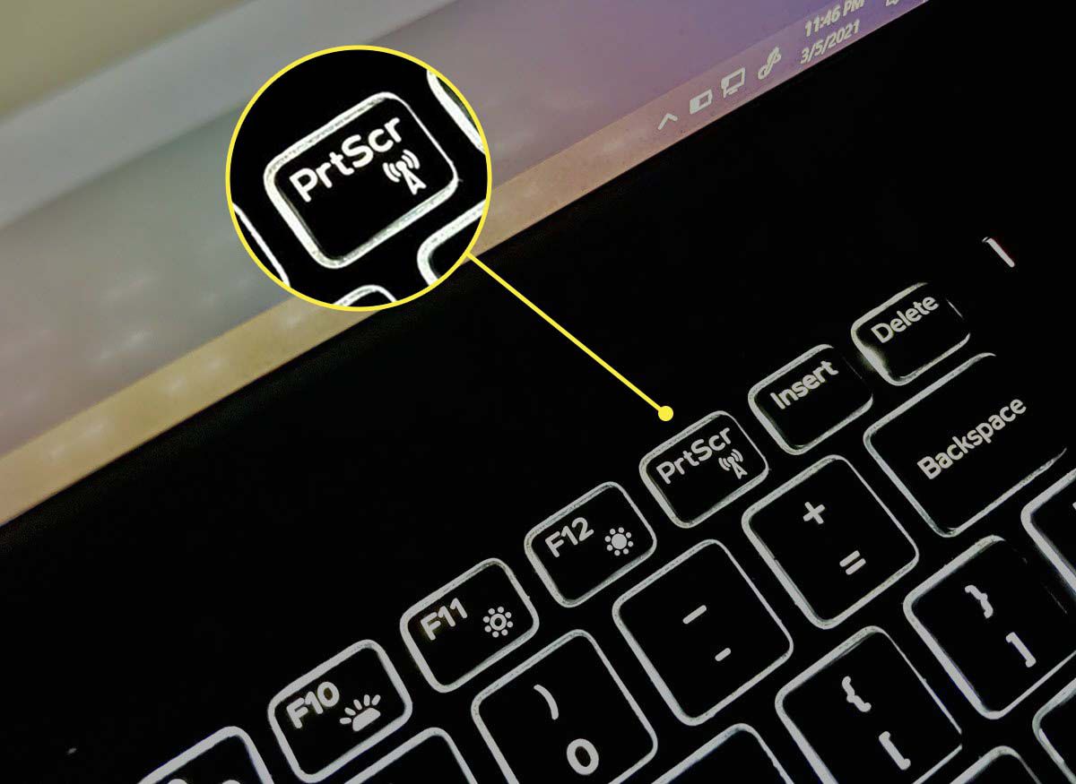 how to print screen on dell