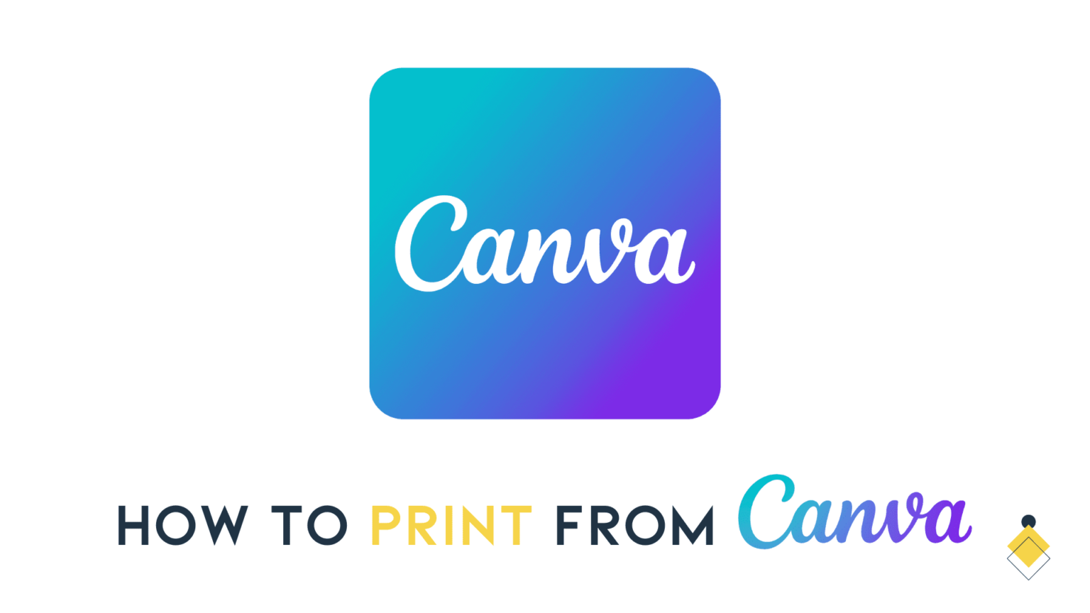 How to print from canva?